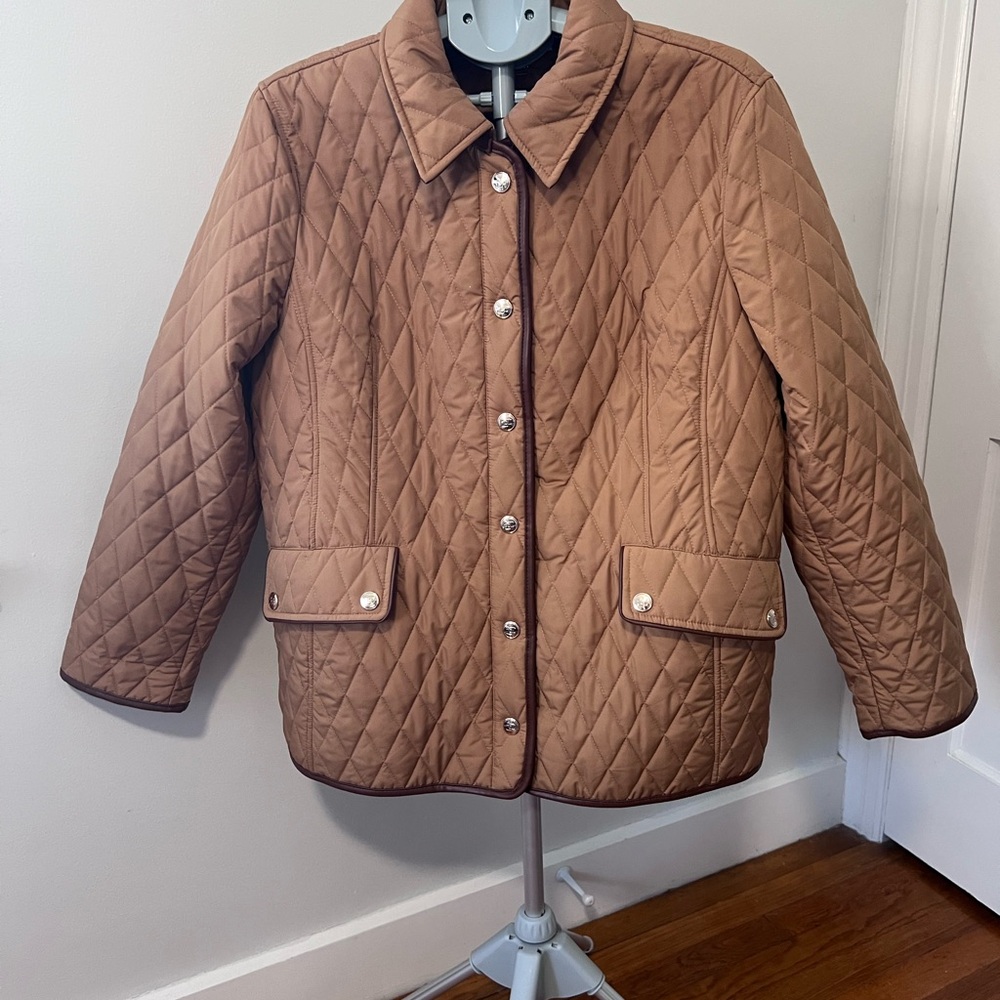 Chico’s Women's Quilted barn coat